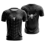 Spider Hero Family Matching Sports Top | Breathable Fitness Tee Gym & Compression Wear - The Eezee Shop