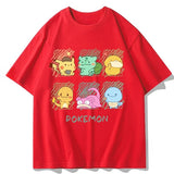 Pokémon Joint Short-sleeved T-shirt for Men and Women Anime Tshirts - The Eezee Shop