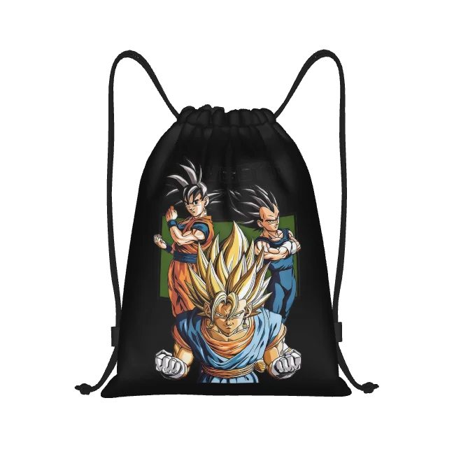 Dragon Ball Drawstring Bag | Waterproof Goku & Vegeta Gym Sack Bags - The Eezee Shop