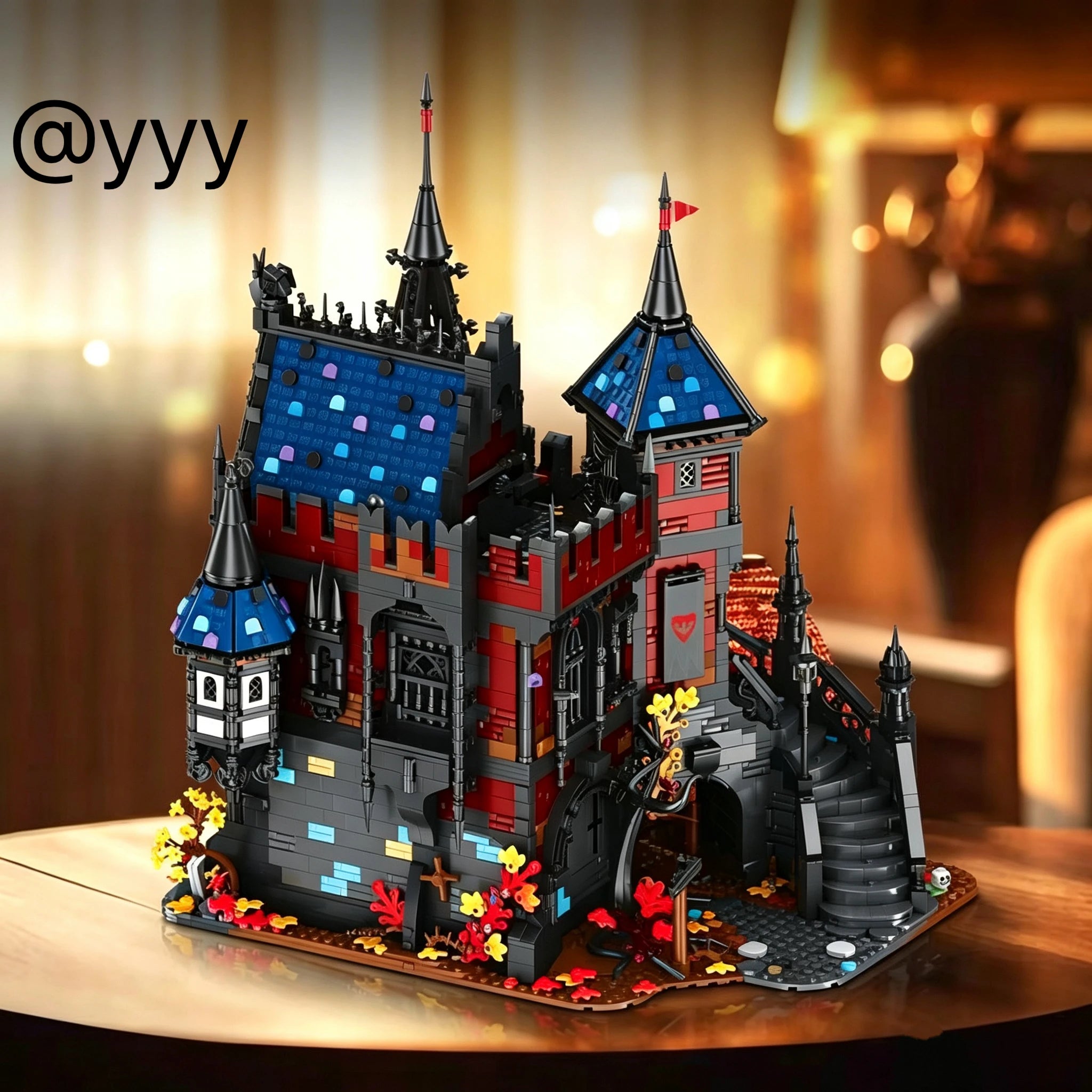 Vampire Castle Building Block Set | 4056-Piece Gothic Model Building Block Sets - The Eezee Shop