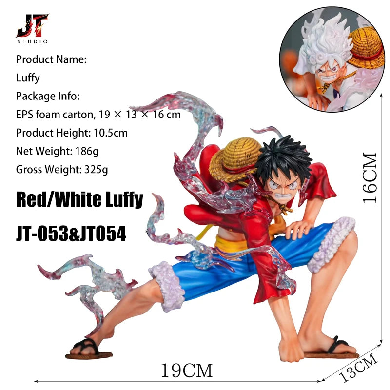 Monkey D. Luffy Statue | One Piece White or Red Display Figure Collectible Figures - The Eezee Shop