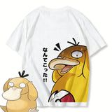 Pokemon Psyduck Anime T-shirt Men Women Casual Tee Anime Tshirts - The Eezee Shop