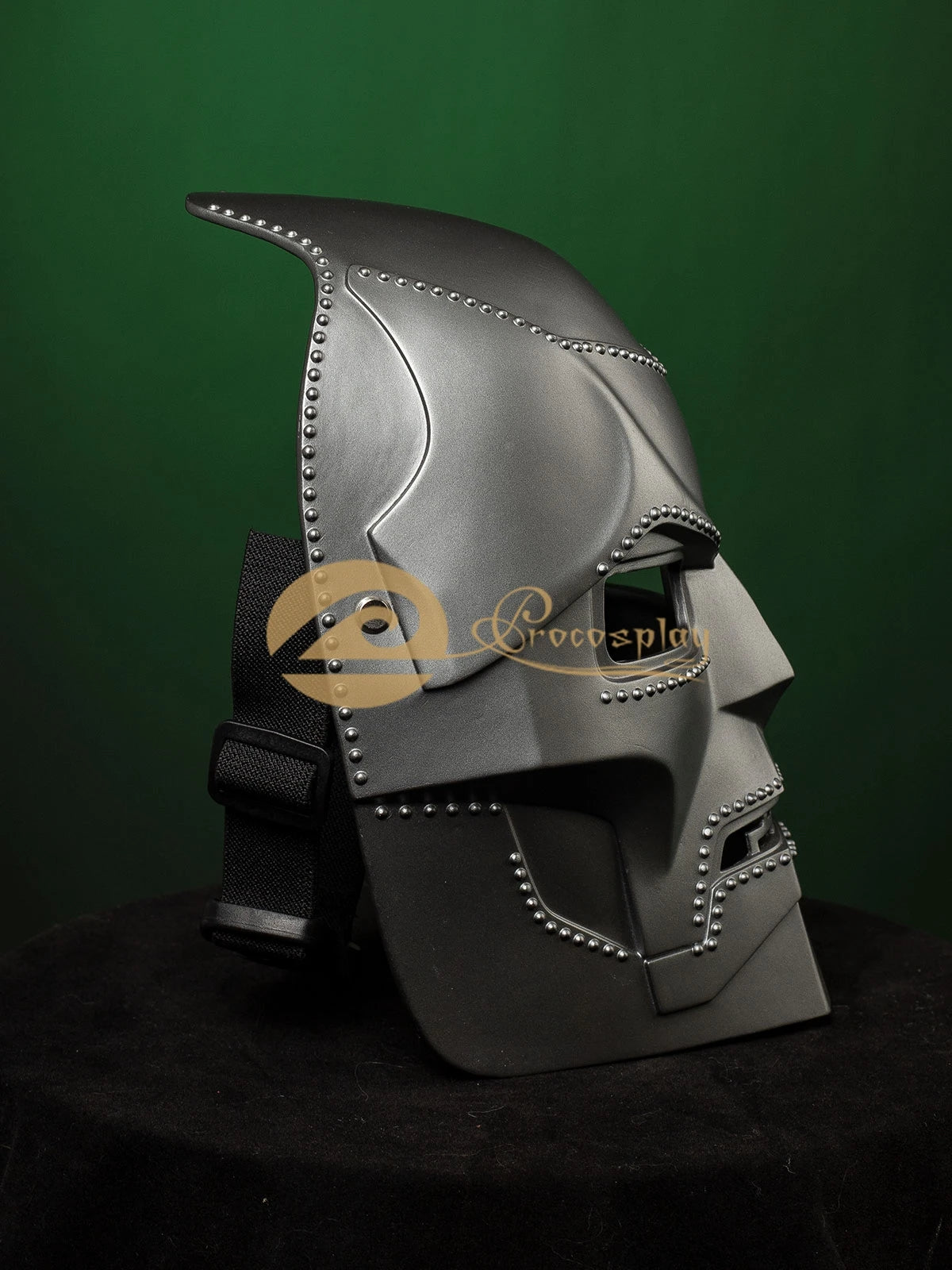 Doctor Doom Resin Cosplay Mask | Dark Grey Wearable Villain Mask Cosplay Masks & Helmets - The Eezee Shop