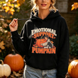 Emotional Support Pumpkin Hoodie | Women's Halloween Sweatshirt Hoodies & Sweatshirts - The Eezee Shop