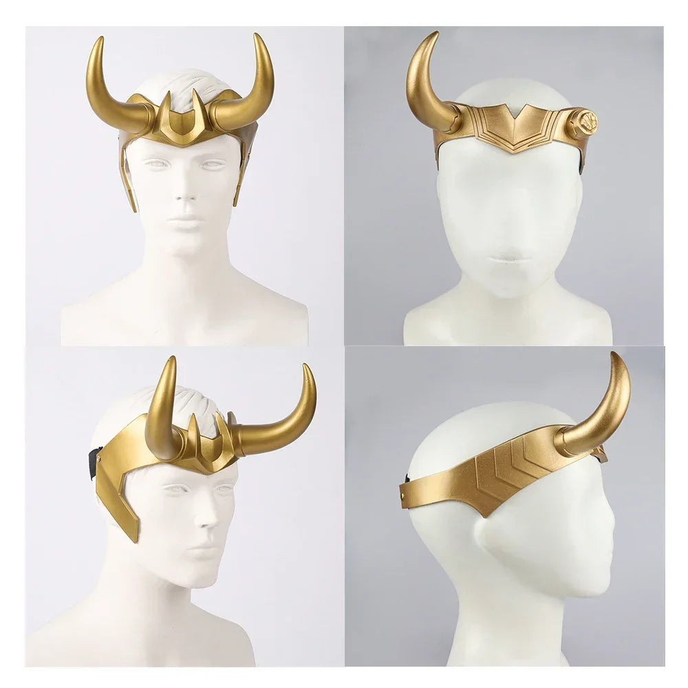 Loki Horned Helmet | Latex Crown Mask for Cosplay Cosplay Masks & Helmets - The Eezee Shop