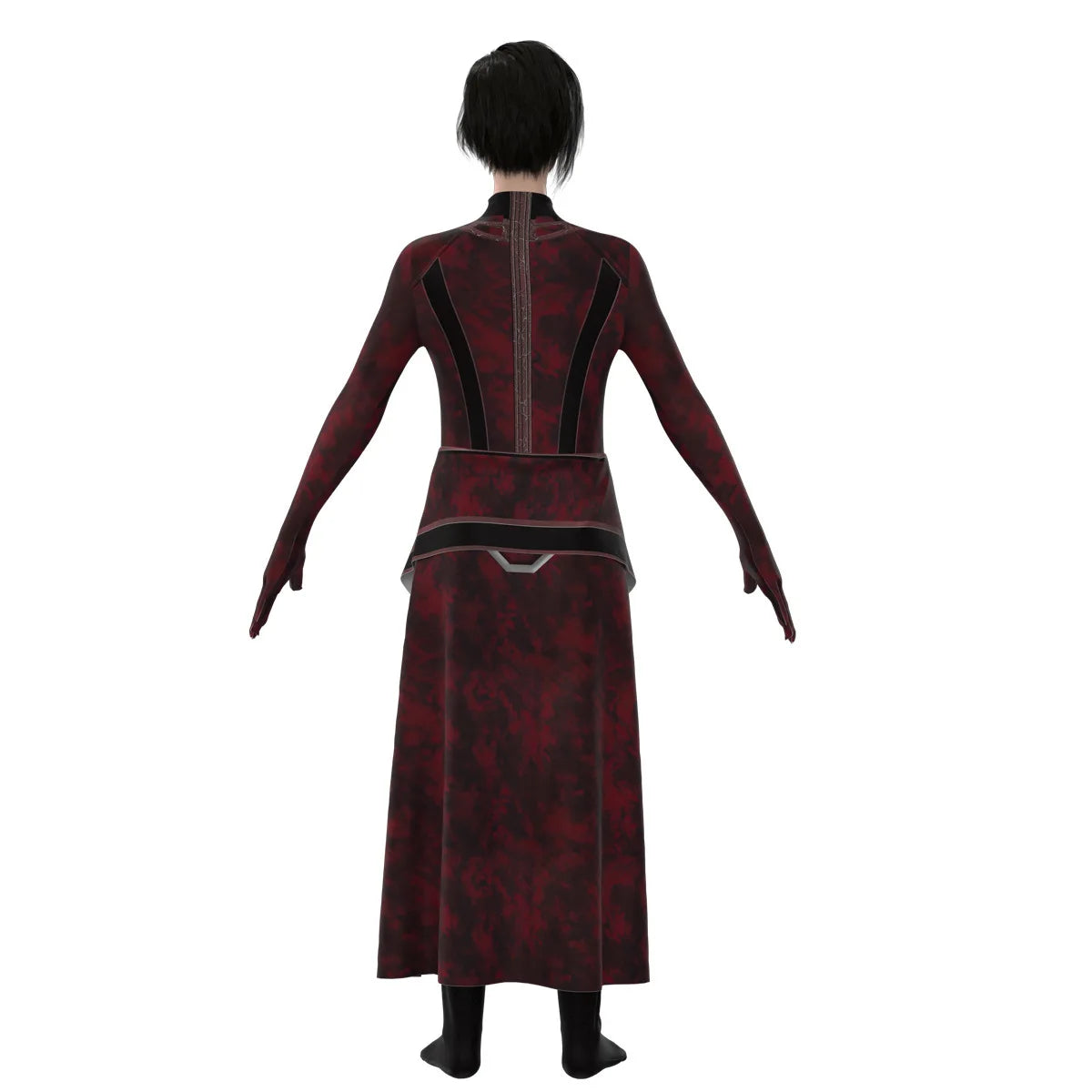 Scarlet Witch Cosplay Costume | Headpiece, Cloak & Pants Set Cosplay Costumes - The Eezee Shop