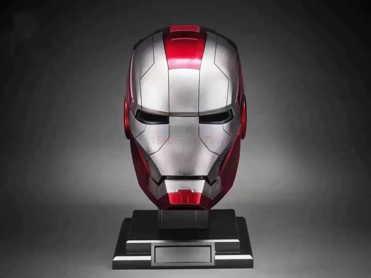 Black Iron Man Mk5 Helmet | Voice-Activated Wearable Helmet Cosplay Masks & Helmets - The Eezee Shop