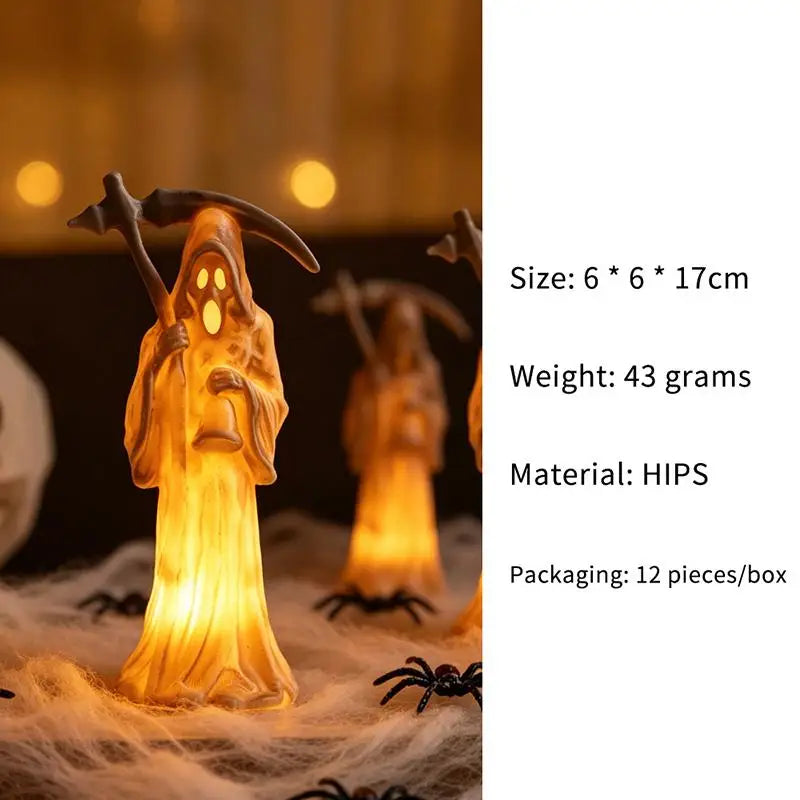 Skeleton Flameless LED Candle | Flickering Halloween Decor Halloween Lights - The Eezee Shop