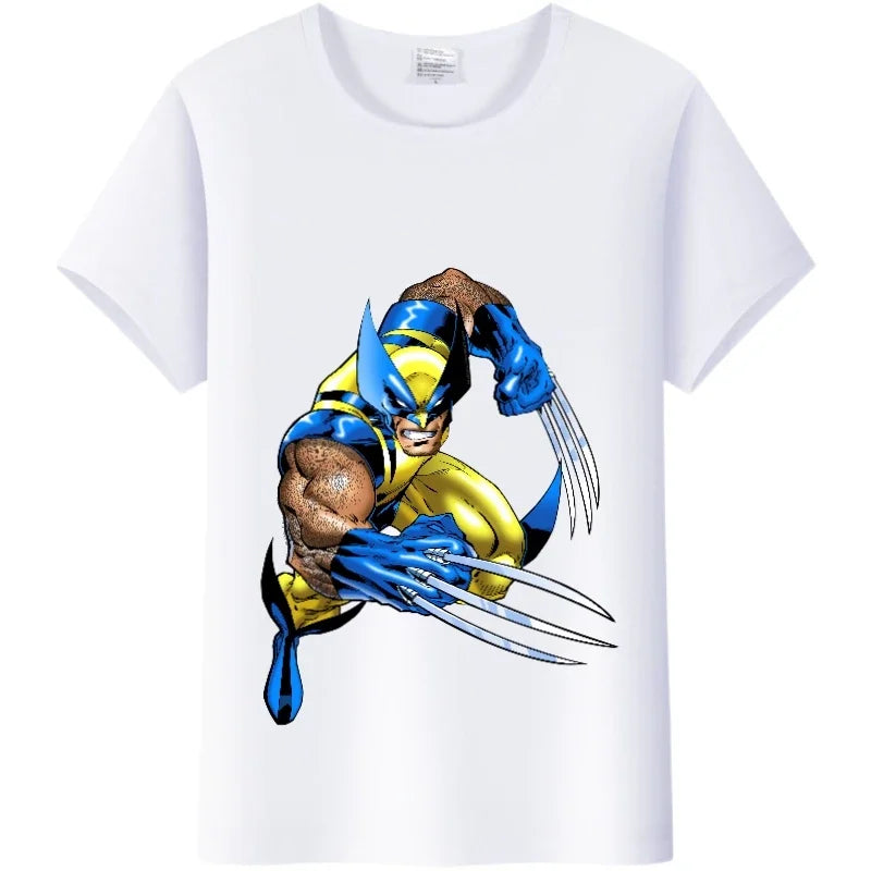 Kids Deadpool & Wolverine T-Shirt | Cartoon Summer Tee Graphic Tees - The Eezee Shop