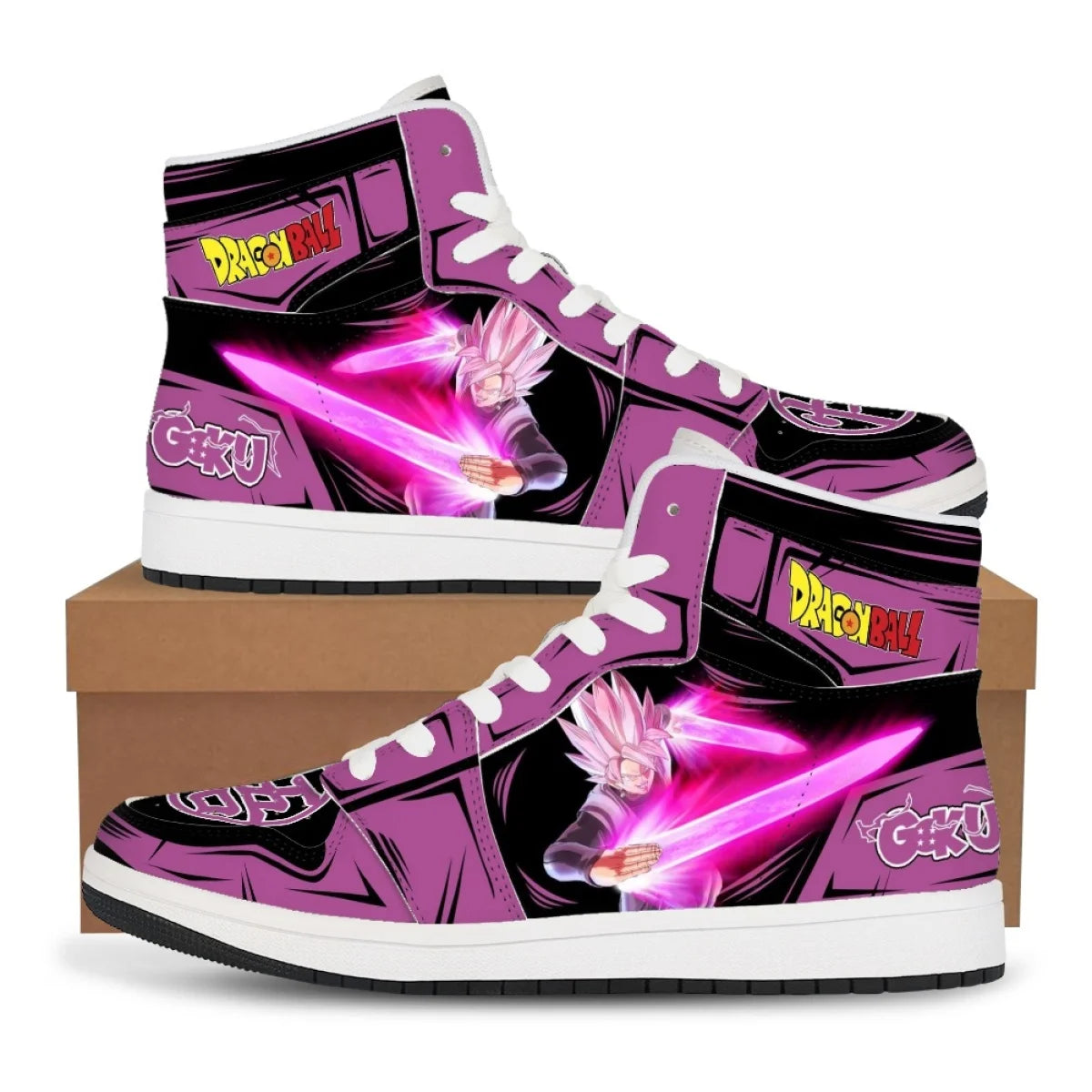 Goku High-Top Basketball Sneakers | Dragon Ball Z Casual Shoes Sneakers - The Eezee Shop