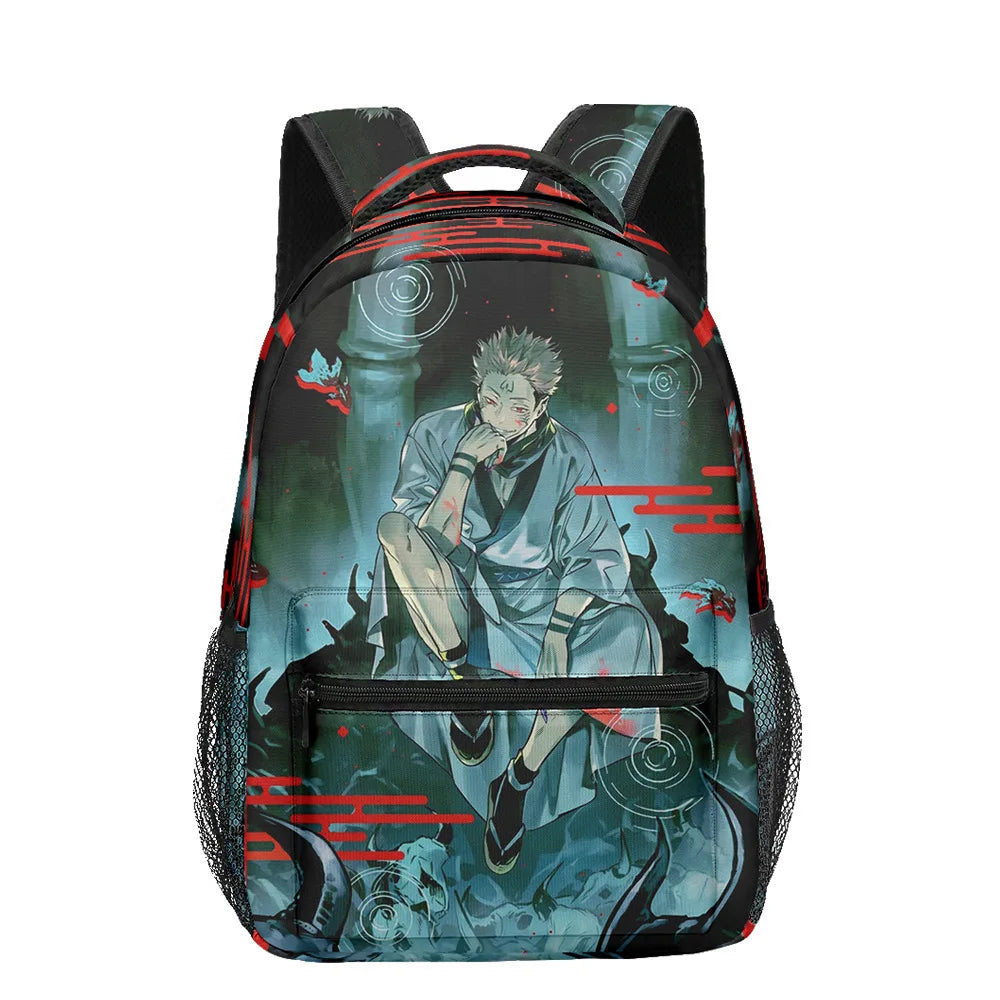 Jujutsu Kaisen Backpack 3-Piece Set | Bag, Pencil Case & Handbag Backpacks - The Eezee Shop