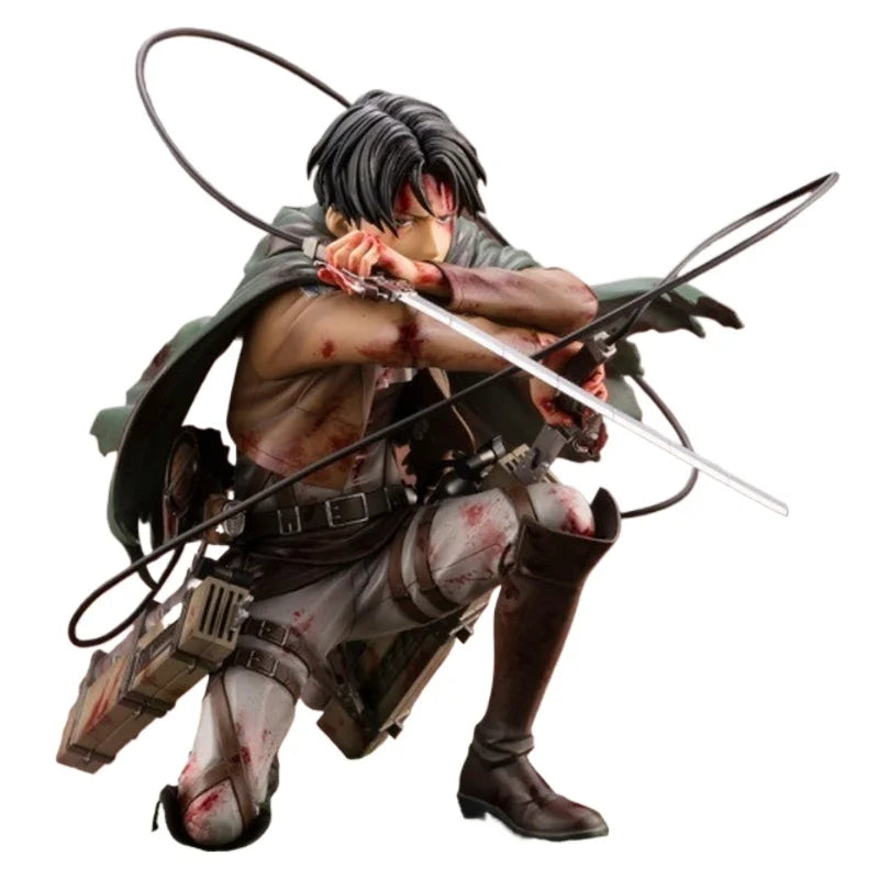 Levi Ackerman Battle-Damaged Statue | Attack on Titan Figure Collectible Figures - The Eezee Shop