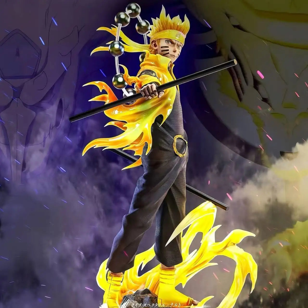Naruto Shippuden Naruto Uzumaki & Sasuke Uchiha GK Action Figure 22cm Anime Collectible Statue Anime Figure - The Eezee Shop