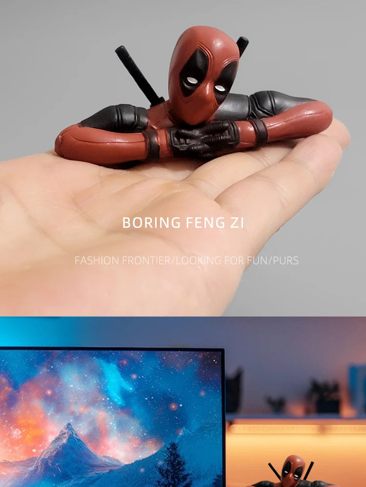 Mini Deadpool Desk Figure | Funny Workstation Ornament Collectible Figures - The Eezee Shop
