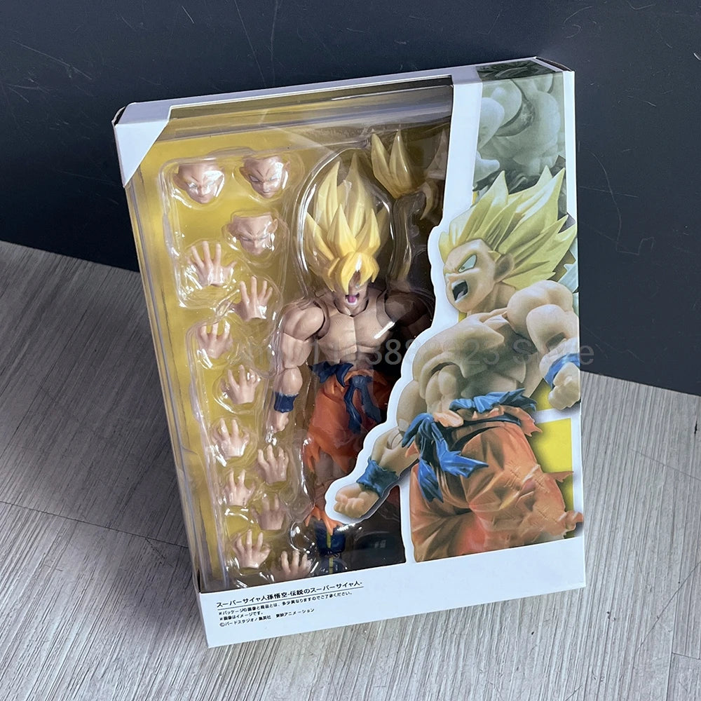 Battle-Damaged Super Saiyan Goku Figure | Articulated DBZ Collectible Figures - The Eezee Shop