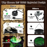 Witch Cauldron with LED Fog Mister | Skeleton Halloween Decor Halloween Decorations - The Eezee Shop