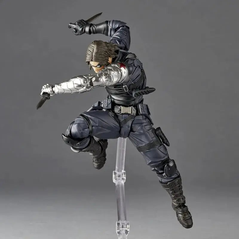 Moon Knight & Winter Soldier Articulated Mini Figure Set Collectible Figures - The Eezee Shop