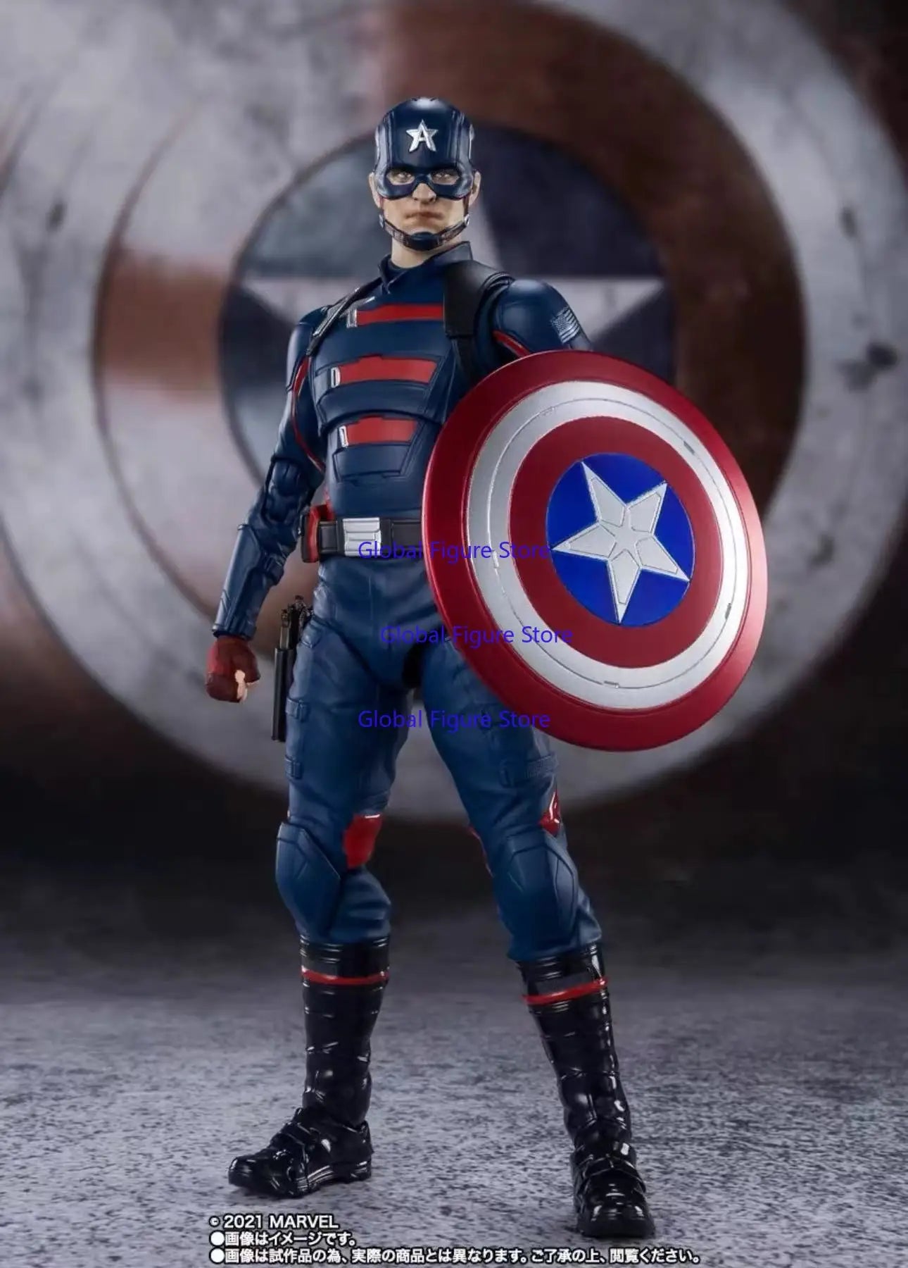 John Walker Captain America Figure | Articulated Collectible Collectible Figures - The Eezee Shop
