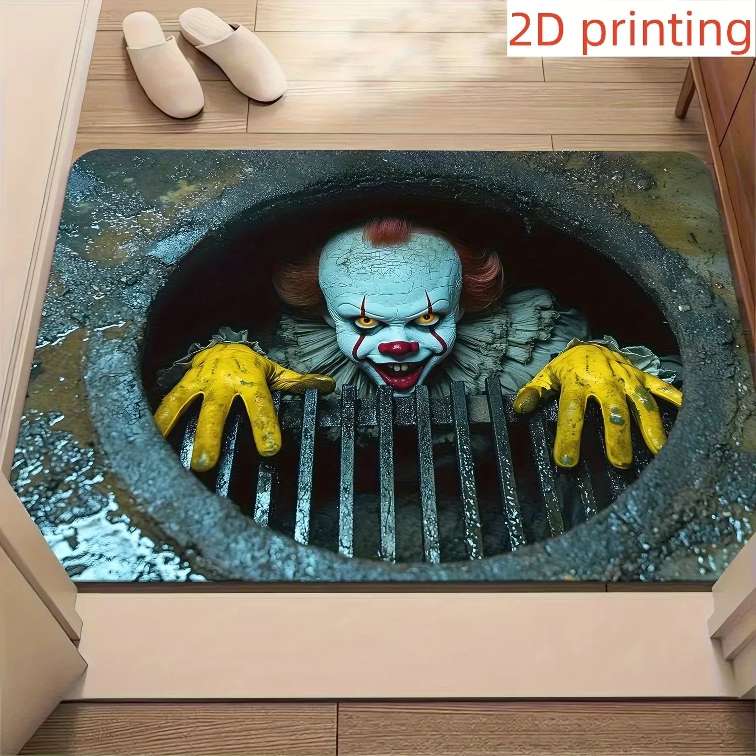 Spooky Stairs Illusion Doormat | Horror Non-Slip Entry Rug Rugs & Doormats - The Eezee Shop