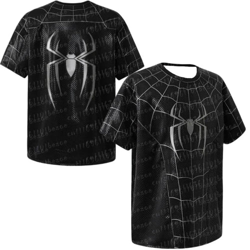 2026 New Superhero Short Sleeved Sports T-shirt Breathable Quick Other - The Eezee Shop