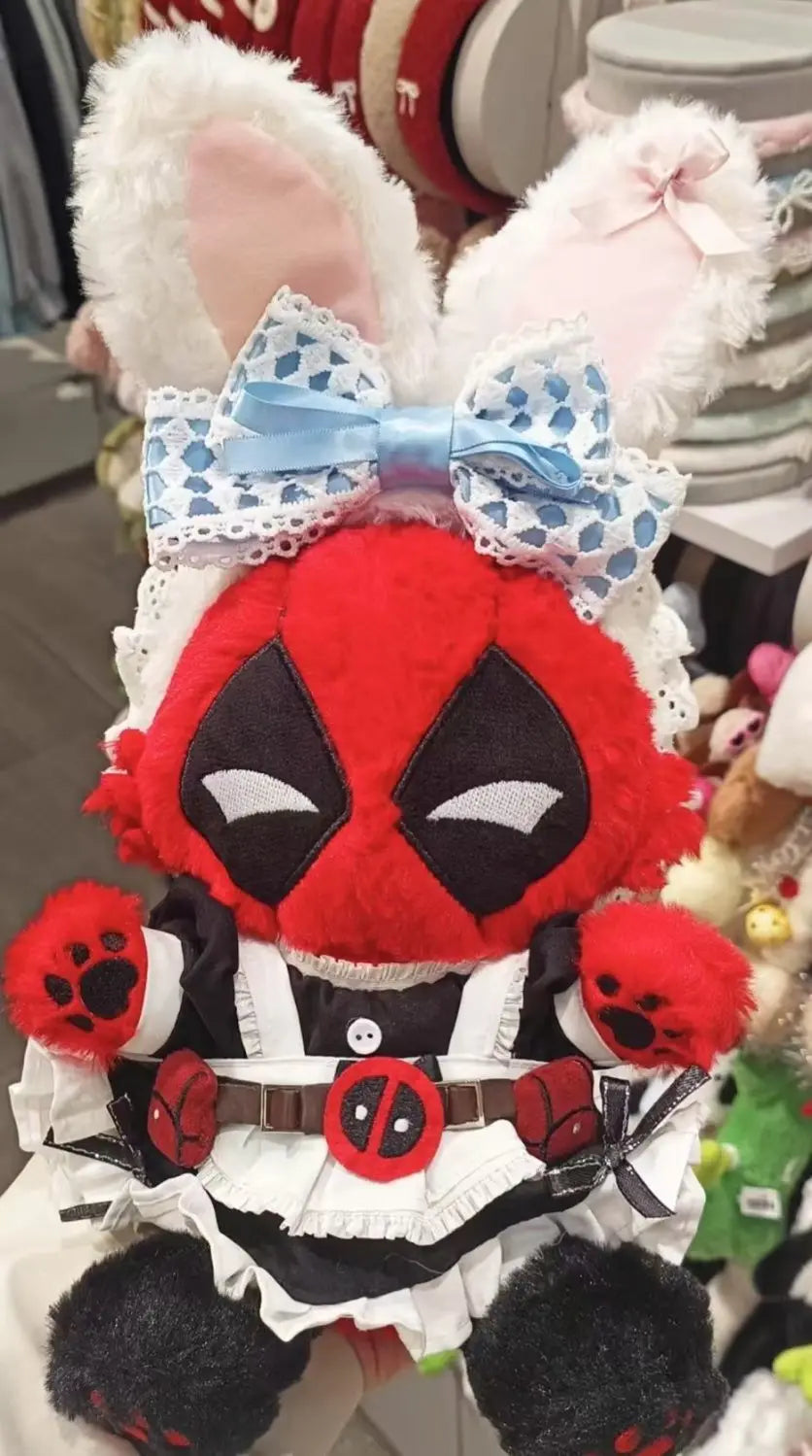Deadpool Cat Plush | 30cm Stuffed Pillow Doll Plush Toys - The Eezee Shop