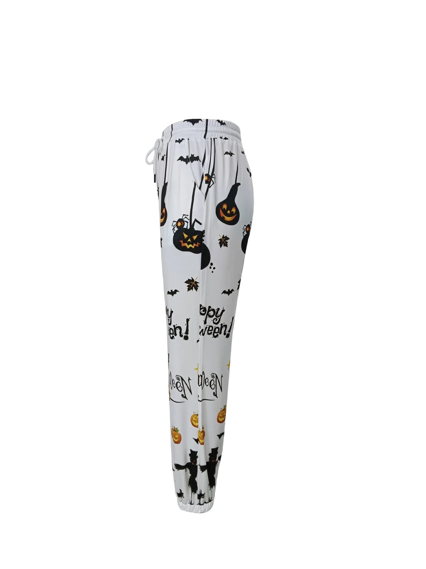 Women's Halloween Print Sweatpants | Loose Wide-Leg Pants Joggers & Pants - The Eezee Shop