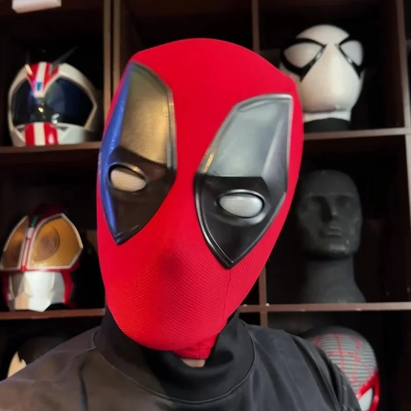 Deadpool Light-Up Mask | Remote Control Headgear with Music Cosplay Masks & Helmets - The Eezee Shop