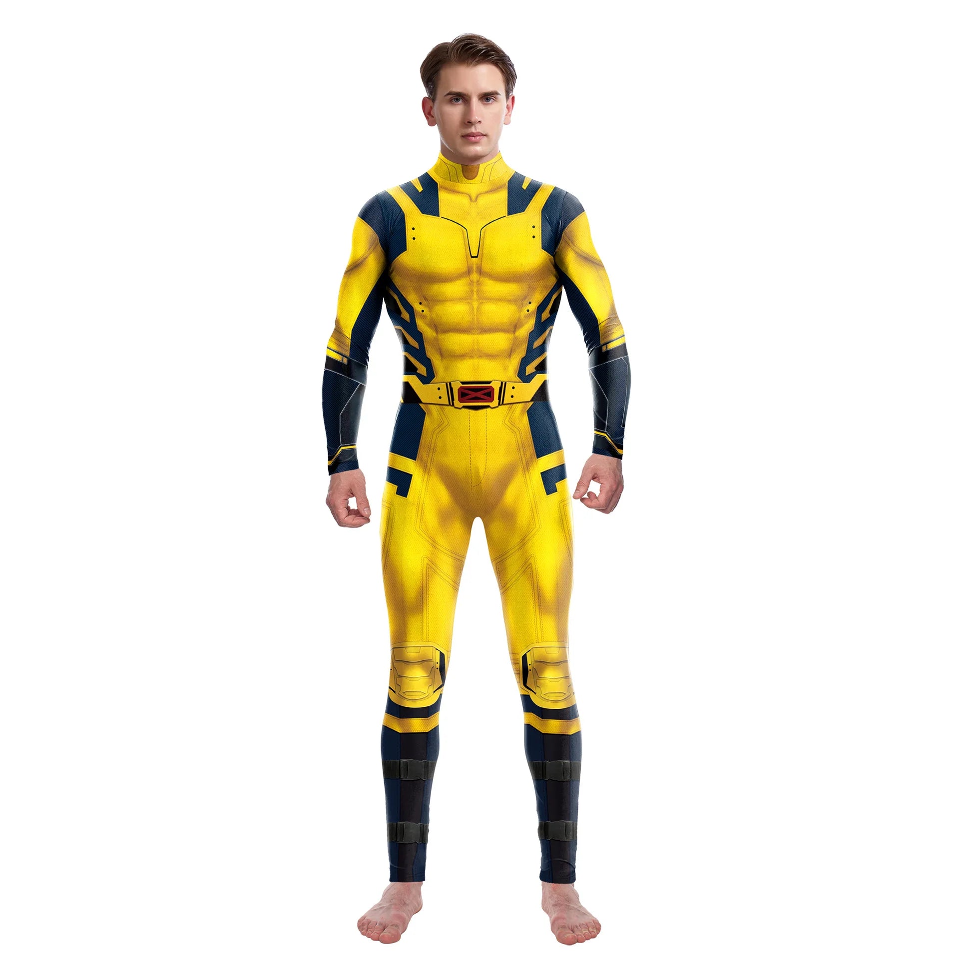 Deadpool & Wolverine Zentai Costume | Men's Superhero Jumpsuit Cosplay Costumes - The Eezee Shop