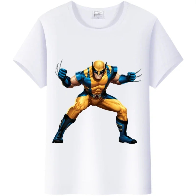Kids Deadpool & Wolverine T-Shirt | Cartoon Summer Tee Graphic Tees - The Eezee Shop