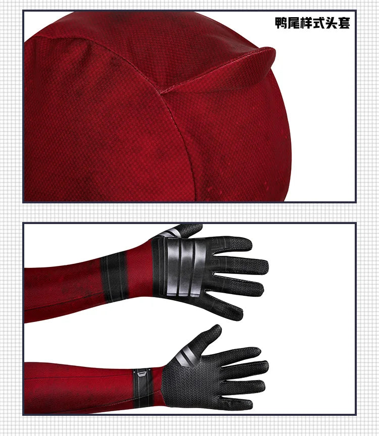 Boys Deadpool Bodysuit | Kids Superhero Compression Costume Cosplay Costumes - The Eezee Shop