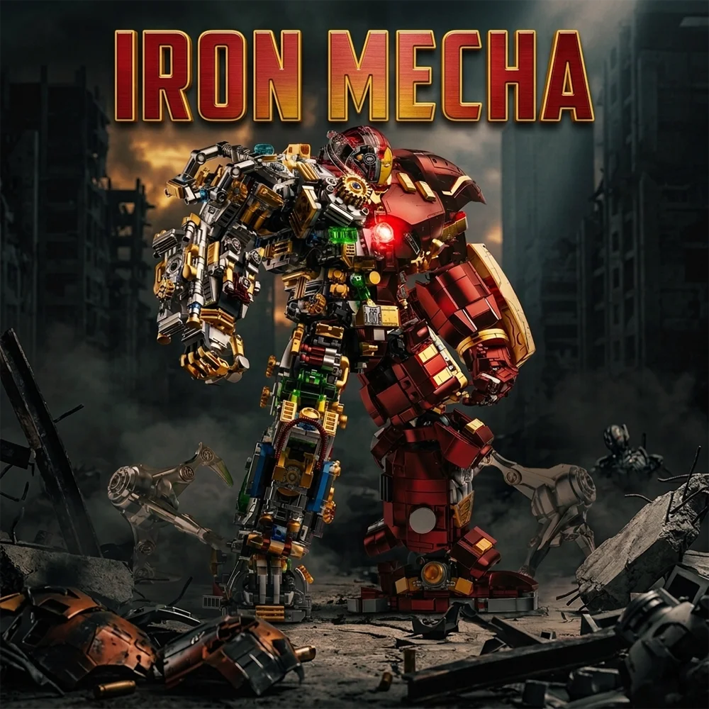 Marvel Iron Man Building Block Set | 2776-Piece Brick Model Building Block Sets - The Eezee Shop