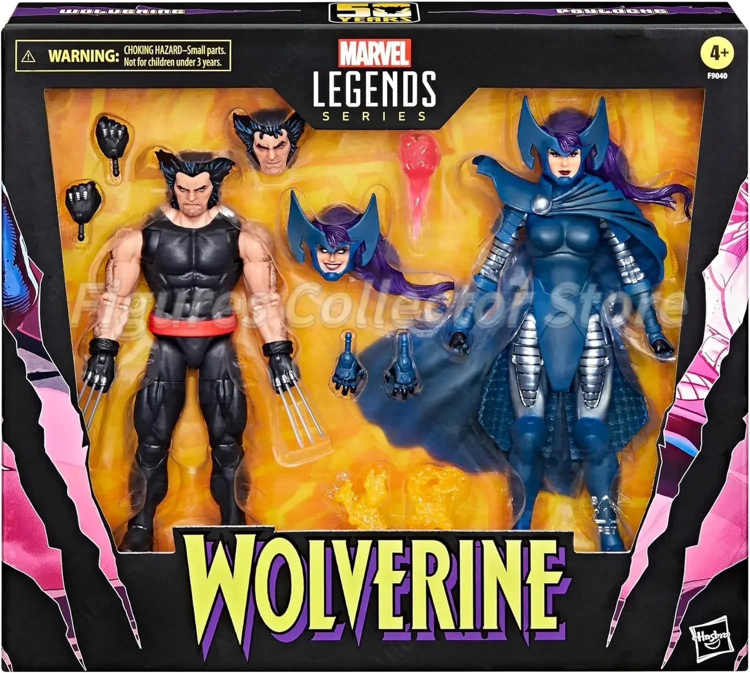 Wolverine & Psylocke 6" Figure 2-Pack | X-Men Collectible Collectible Figures - The Eezee Shop