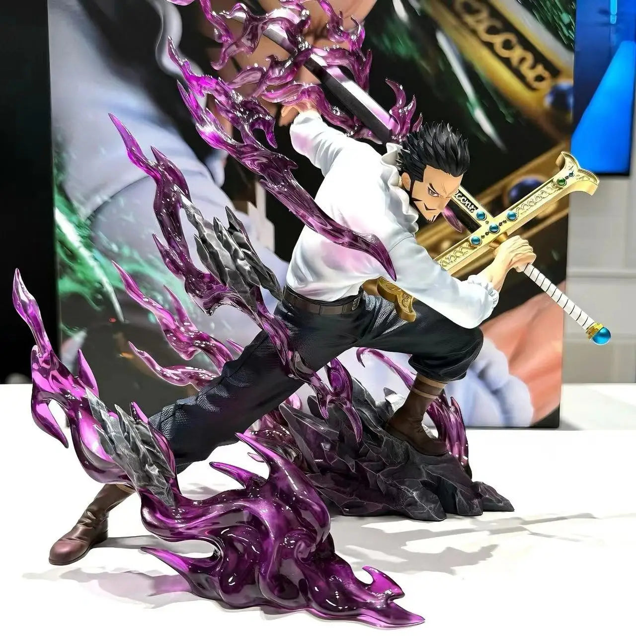 Dracule Mihawk 30cm Figure | One Piece PVC Statue Collectible Figures - The Eezee Shop