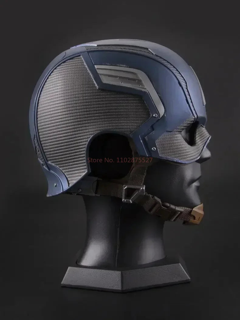 Captain America 1:1 Wearable Helmet | Avengers Display Mask Cosplay Masks & Helmets - The Eezee Shop