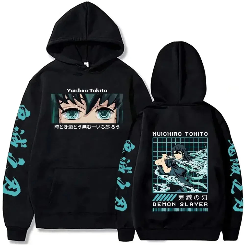 Nezuko Plus Size Hoodie | Women's Demon Slayer Sweatshirt Hoodies & Sweatshirts - The Eezee Shop