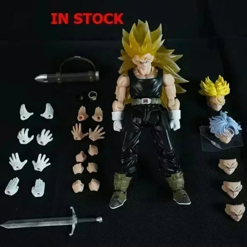 Super Saiyan 3 Trunks Articulated Figure | Dragon Ball Collectible Figures - The Eezee Shop