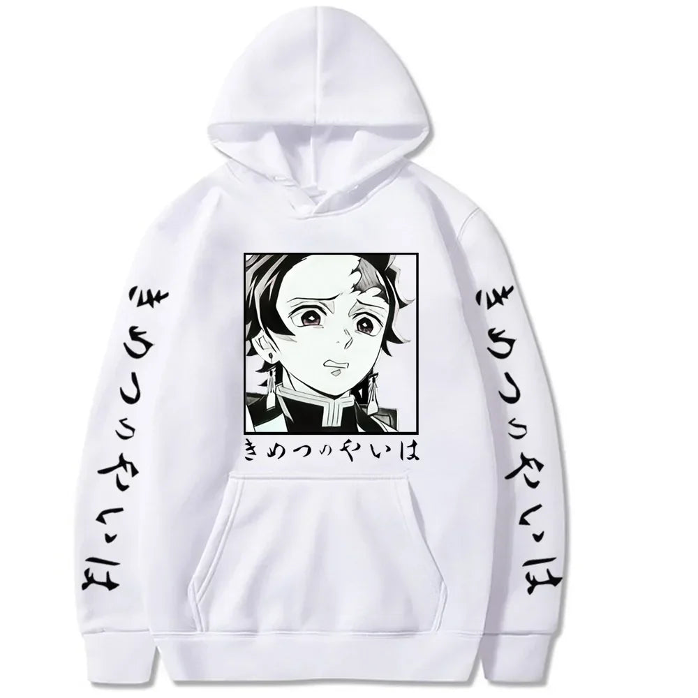 Demon Slayer Graphic Hoodie | Unisex Sports Sweatshirt Hoodies & Sweatshirts - The Eezee Shop