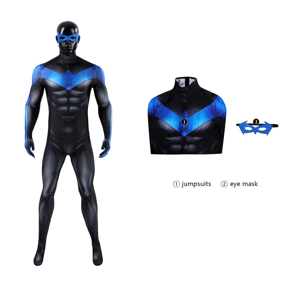 Nightwing Cosplay Bodysuit | Superhero Halloween Costume Cosplay Costumes - The Eezee Shop