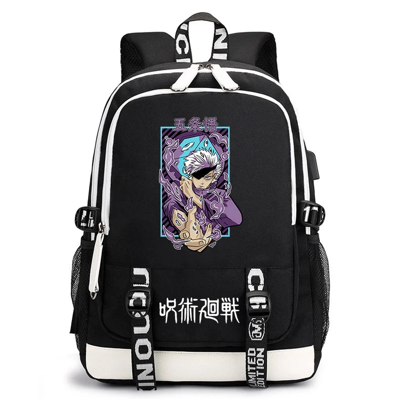 Jujutsu Kaisen Bookbag | Lightweight Casual School Backpack Backpacks - The Eezee Shop