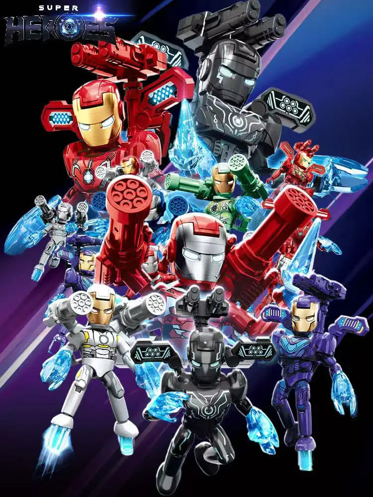 Avengers Pocket Building Block Figures | 12-Piece Mini Set Building Block Sets - The Eezee Shop