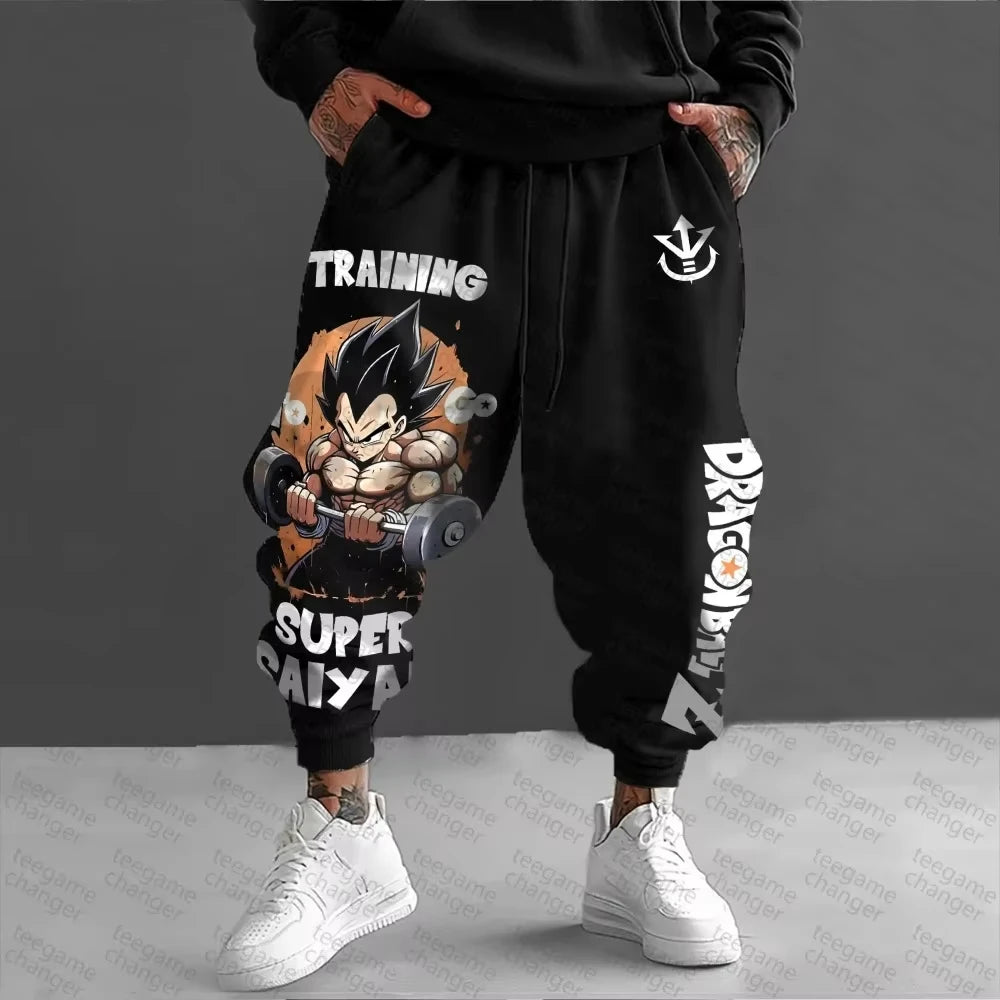 Broly Jogger Pants | Dragon Ball Y2K Anime Sweatpants Joggers & Pants - The Eezee Shop