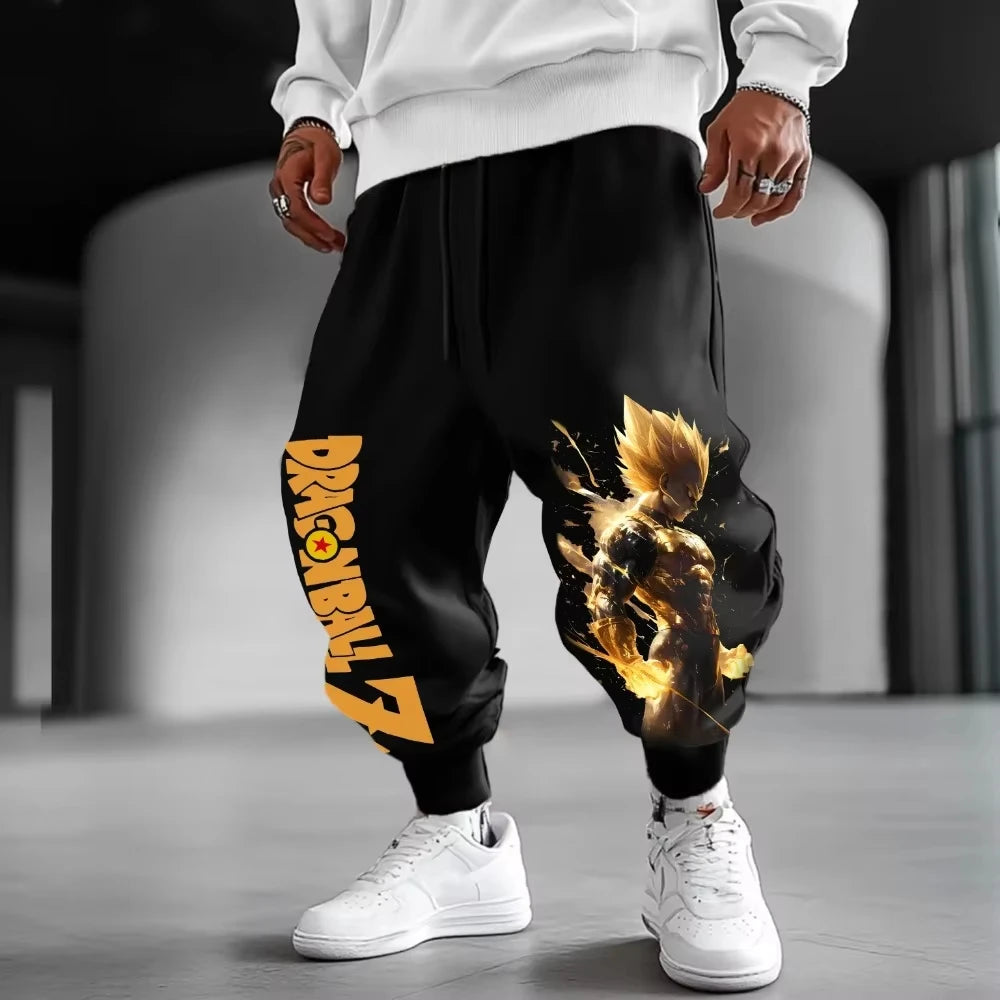 Broly Jogger Pants | Dragon Ball Y2K Anime Sweatpants Joggers & Pants - The Eezee Shop
