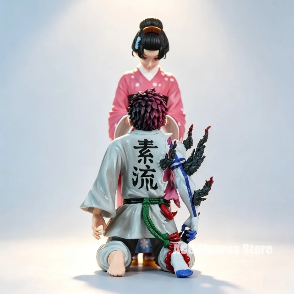 Akaza & Koyuki 23cm Figure | Demon Slayer PVC Statue Collectible Figures - The Eezee Shop