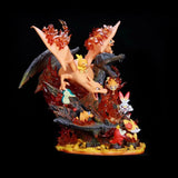Charizard Light-Up 32cm Figure | Pokemon Fire Type Glowing Statue Collectible Figures - The Eezee Shop