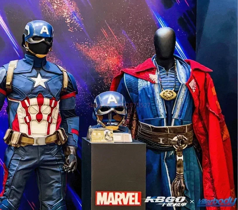 Captain America 1:1 Wearable Helmet | Avengers Display Mask Cosplay Masks & Helmets - The Eezee Shop