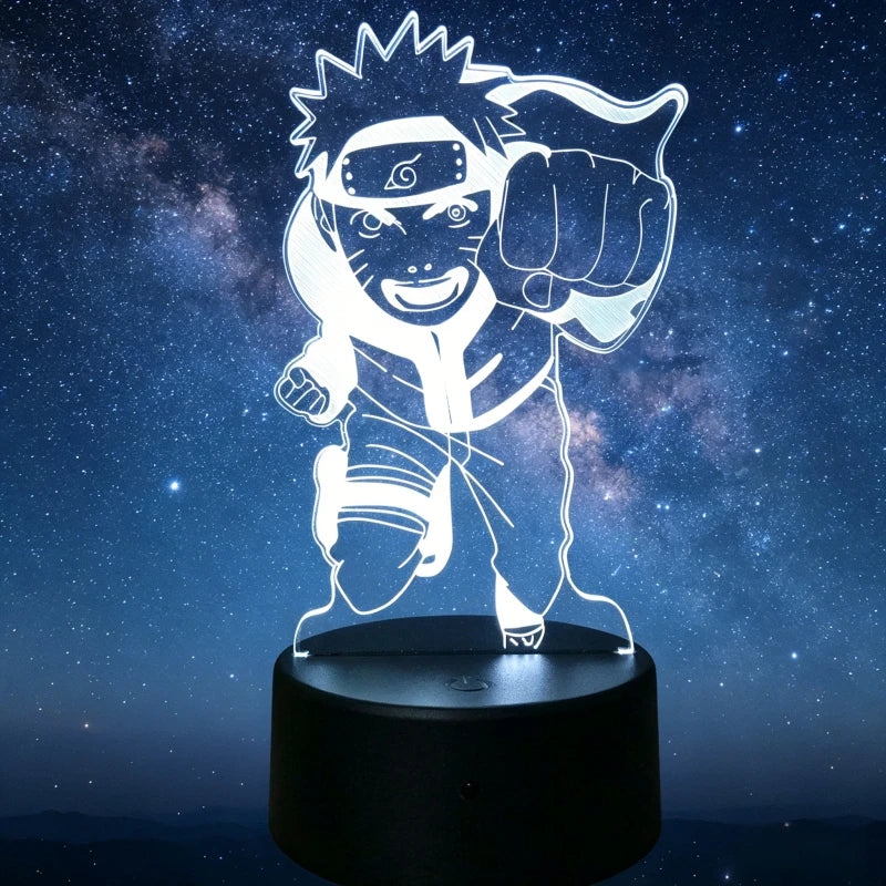 Naruto 3D LED Night Light | Akatsuki Kakashi Itachi Bedroom Lamp Lamps & Night Lights - The Eezee Shop