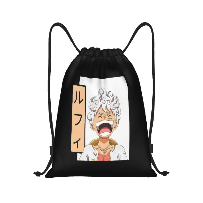 One Piece Drawstring Bag | Waterproof Luffy & Zoro Gym Sack Bags - The Eezee Shop