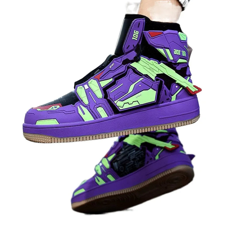 Anime Style Basketball Shoes | Kids & Adult High-Top Sneakers Sneakers - The Eezee Shop