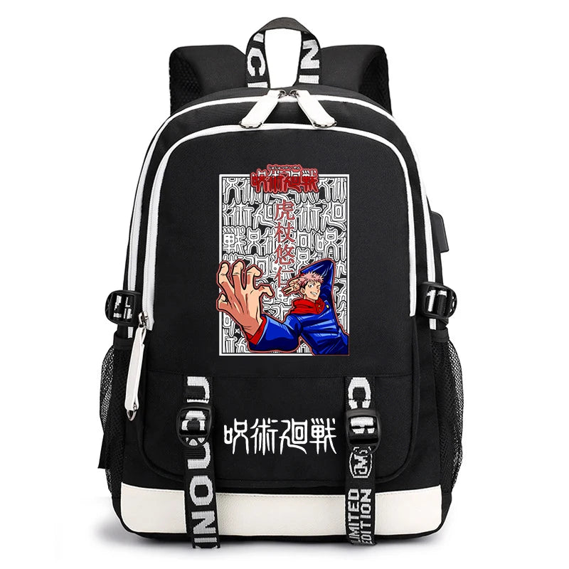 Jujutsu Kaisen Student Backpack | Lightweight Anime Daypack Backpacks - The Eezee Shop