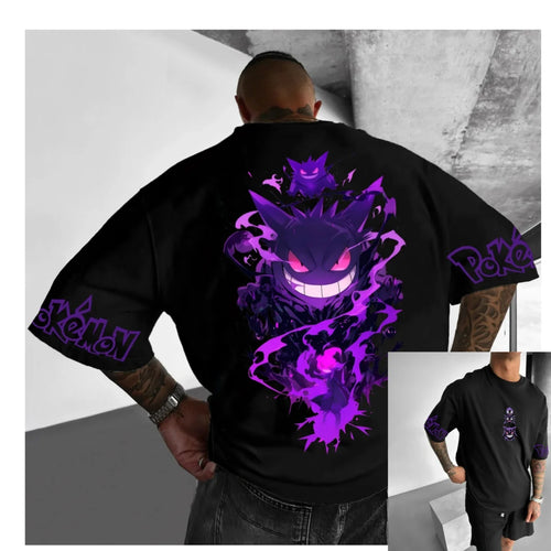 Street Trend Y2K Anime Pokémon Pikachu Fitness Training Casual T-Shirt Men's and Women's Luxury Kids Brand Top Anime Tshirts - The Eezee Shop